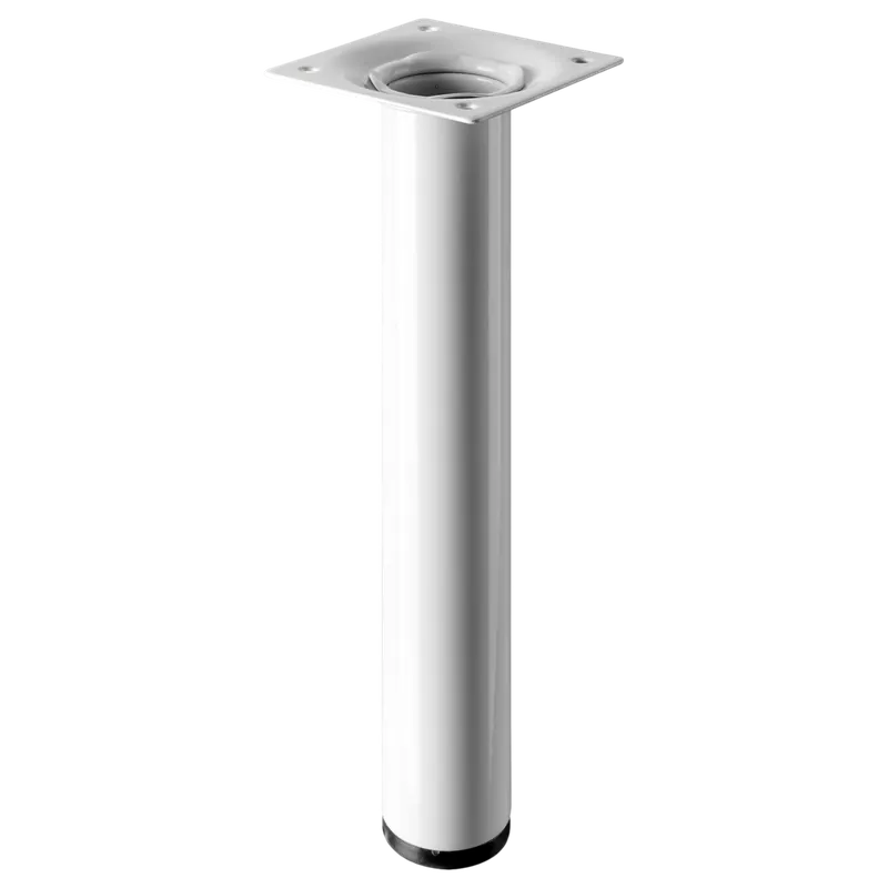 Bútorláb D30x250mm fém fehér hengeres Akció