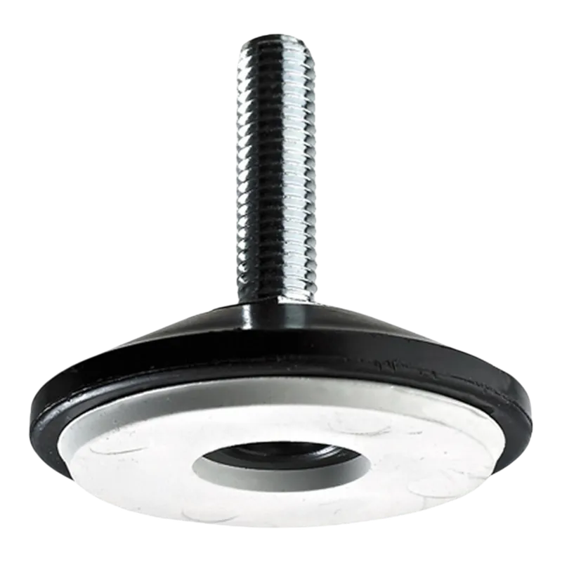 Állítócsavar csúszásgátlóval M10x47mm D48mm fém-műanyag fekete Népszerű