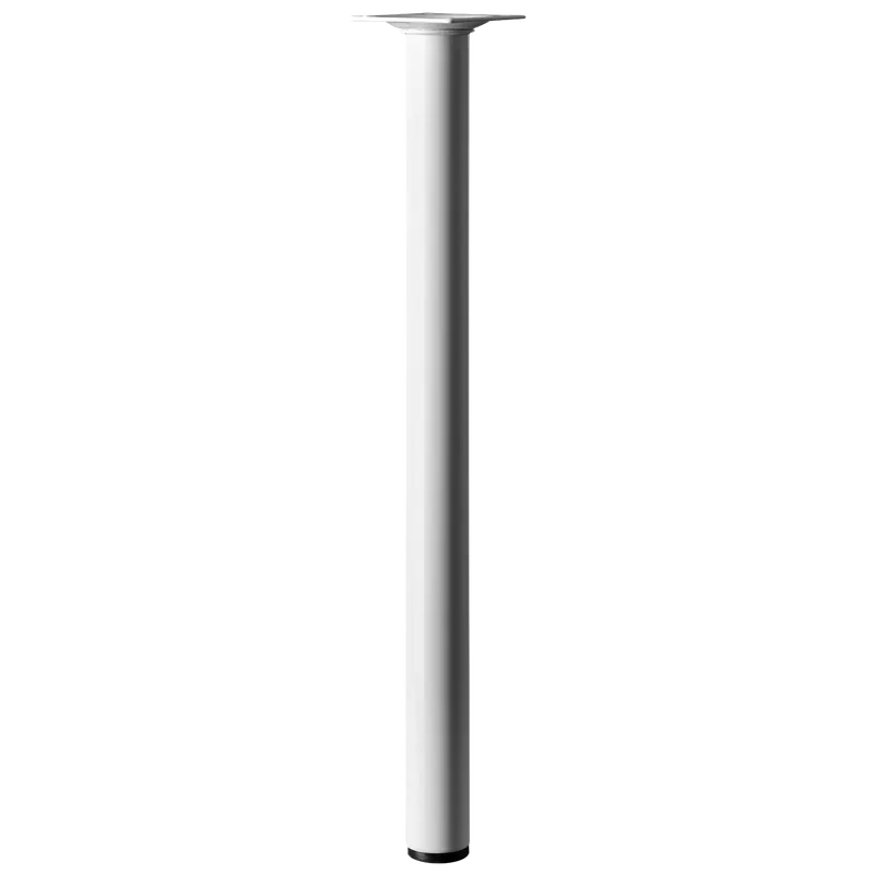 Kiárusítás Bútorláb D30x400mm fém fehér hengeres