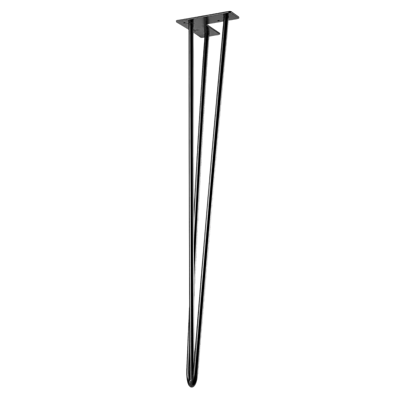 Akció Bútorláb Hairpin D10x710mm fém matt fekete háromszög