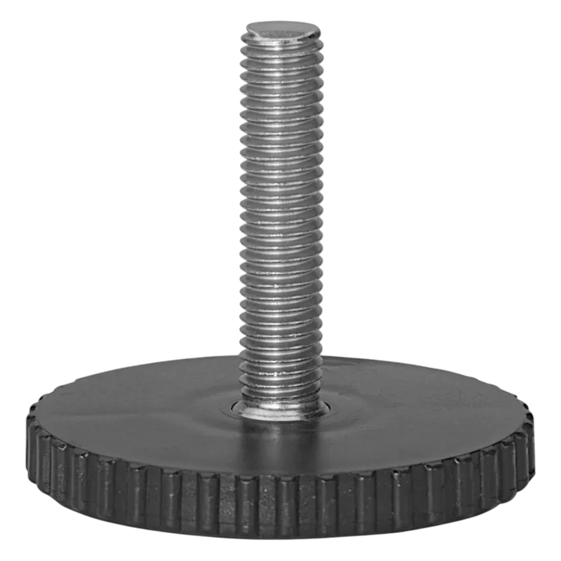 Állítócsavar M10 D45mm műanyag fém fekete Vedd meg most