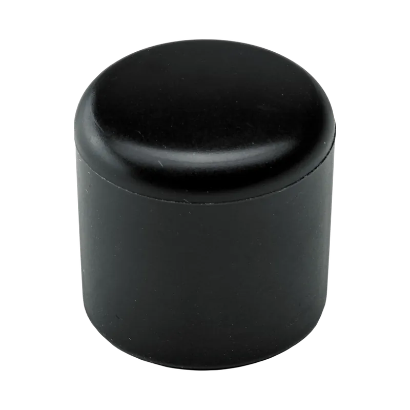 Utolsó esély Végelzáró sapkák D22mm műanyag fekete hengeres