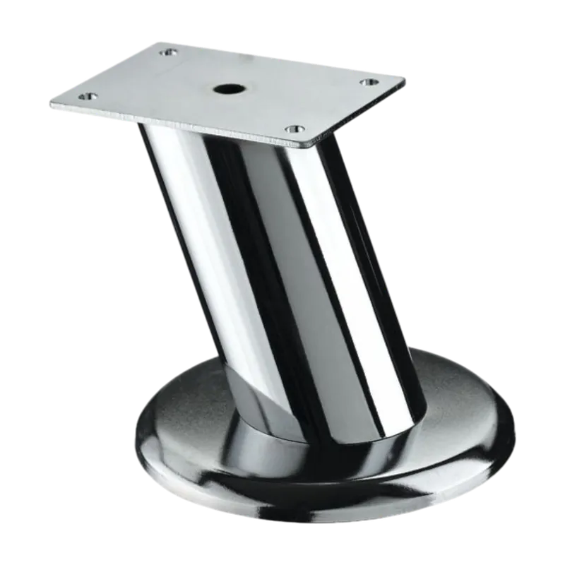 Ingyenes szállítás Bútorláb Atia D50x100mm fém, krómozott, hengeres