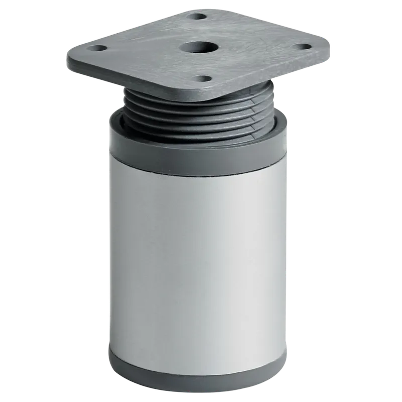 Akció Bútorláb D40x60-75mm fém műanyag szürke