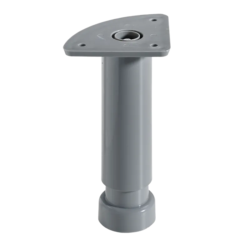 Expressz szállítás Bútorláb álítható D32x130-180mm műanyag szürke