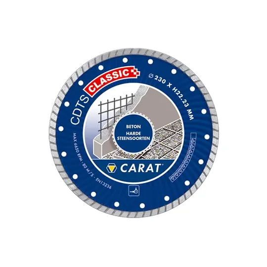 Eredeti (Hikoki) Carat gyémánt beton Turbo CL 125x22