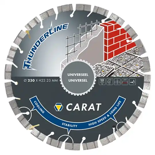 (Hikoki) Carat gyémánt univ. 115x22,2 Csak ma