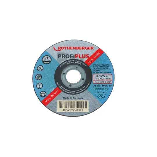 Rothenberger vágókorong INOX 2 in 1, 115 x 1 mm Rendeld meg most