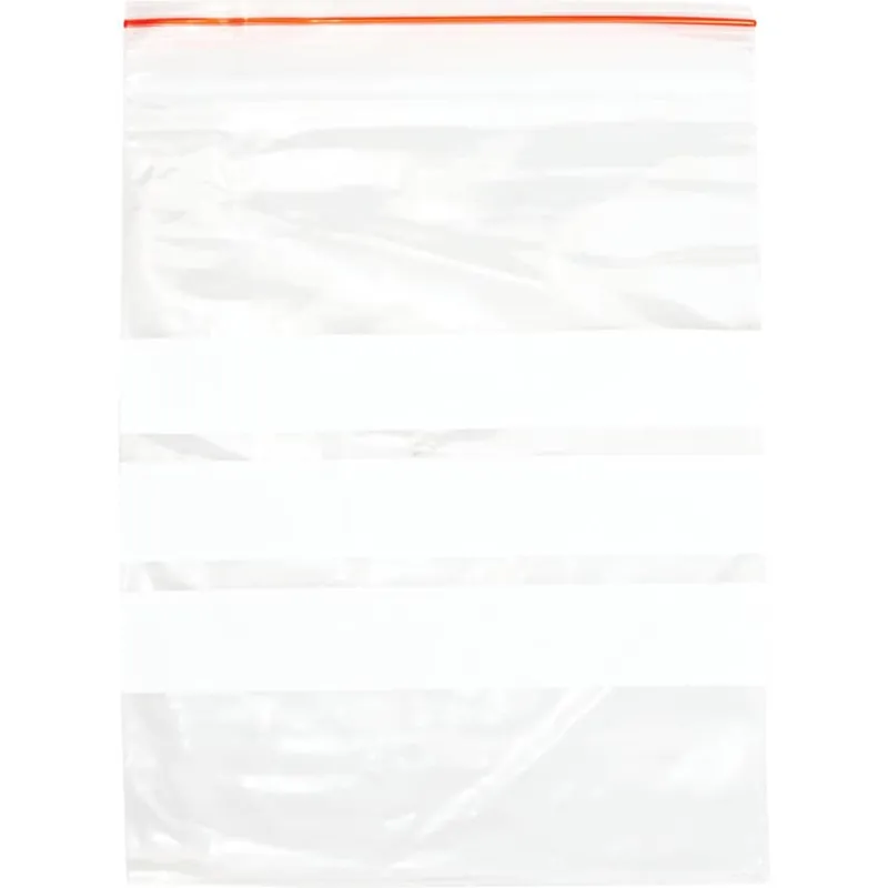 4"X5.1/2" ÚJRAZÁRHATÓ, FELIRATOZHATÓ POLIETILÉN TASAKOK (PK-1000) Utolsó esély