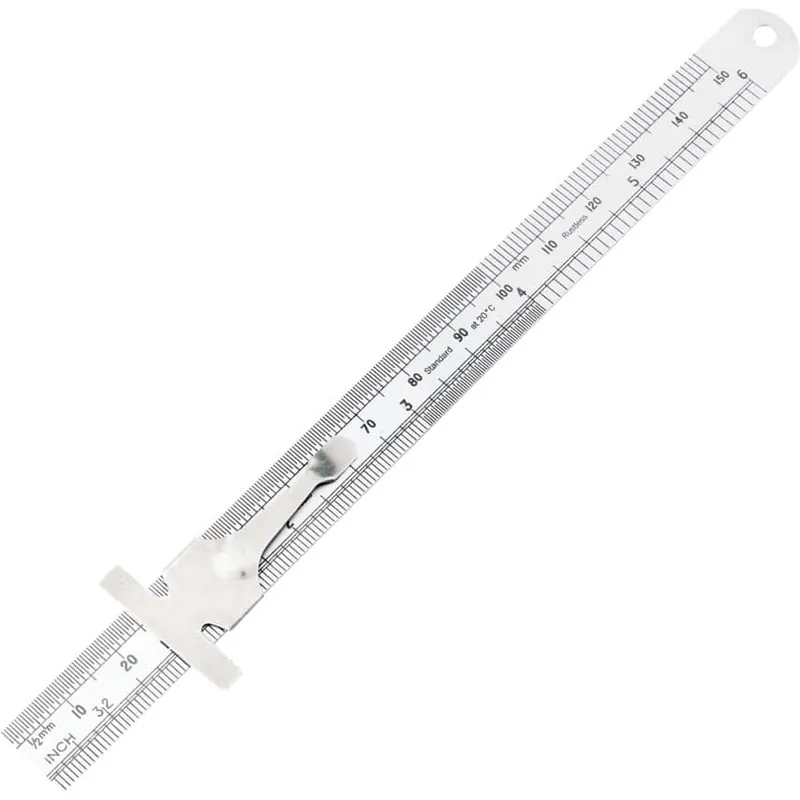 150MM/6" ACÉLVONALZÓ ZSEBAKASZTÓVAL Kedvezmény