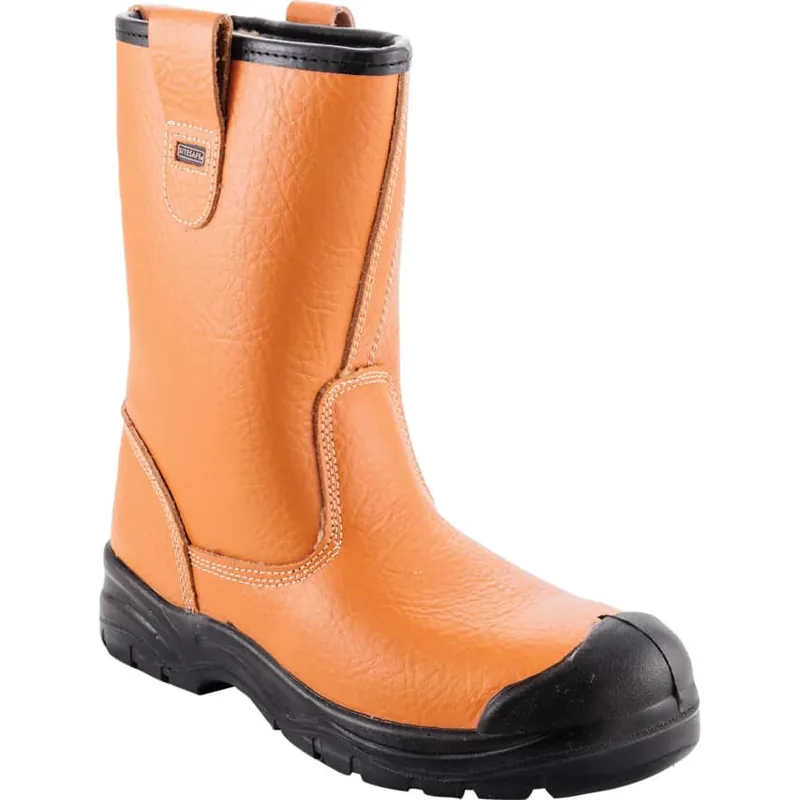 MUNKAVÉDELMI CSIZMA BARNA S1P SRCTALP SZ 6 Gyors szállítás