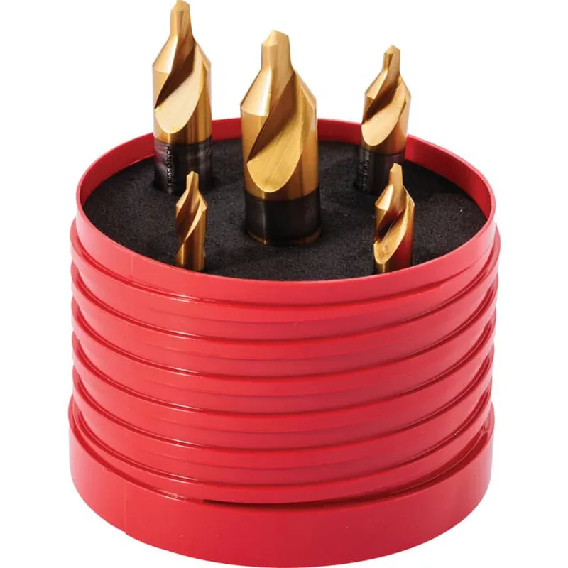 5 DB-OS KÖZPONTFÚRÓ KÉSZLET TIN HEGGYEK, 5 - 12.5MM Kedvezmény