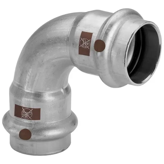 Viega Temponox könyök idom, 90°, 54 BB, préselhető, SC-Contur, rm.acél Kedvezmény