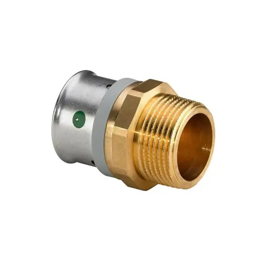 Viega Pexfit Pro átmeneti csatlakozó külső menetes idom, 20 - 1/2" KM, préselhető, SC-Contur, vörösöntvény Olcsó