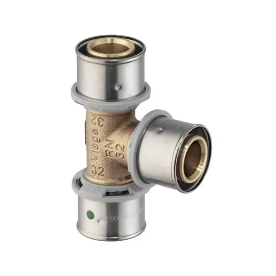 Viega Pexfit Pro T-idom, egál, 32, préselhető, SC-Contur, vörösöntvény Olcsó