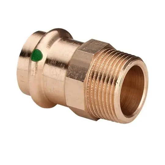 Viega Profipress/Sanpress átmeneti csatlakozó külső menetes idom, 18 - 1/2" KM, préselhető, SC-Contur, vörösöntvény Kiváló minőség