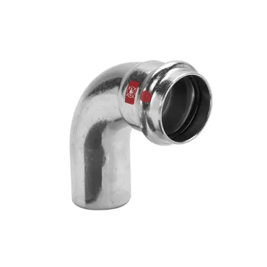 Viega Prestabo könyök idom, 54 KB, préselhető, SC-Contur, acél, horganyzott Alacsony ár