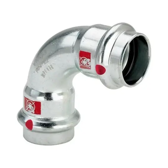 Viega Prestabo könyök idom, 28 BB, préselhető, SC-Contur, acél, horganyzott Utolsó esély