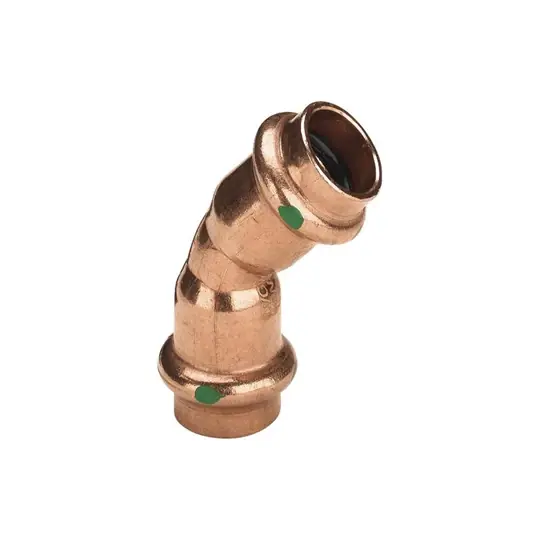 Viega Profipress ív idom, 45°, 35 BB, préselhető, SC-Contur, vörösréz Legjobb ár