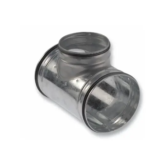 Spirálkorcolt T-idom,DN160/DN125/DN160, horganyzott acél, gumitömítéssel, Cairox Ajánlat