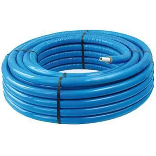 Prémium Technik Therm ötrétegű cső 16*2 PE-X, szigetelt kék, 50 fm/tekercs