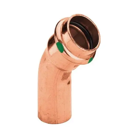 Viega Profipress ív idom, 45°, 15 KB, préselhető, SC-Contur, vörösréz Kiárusítás