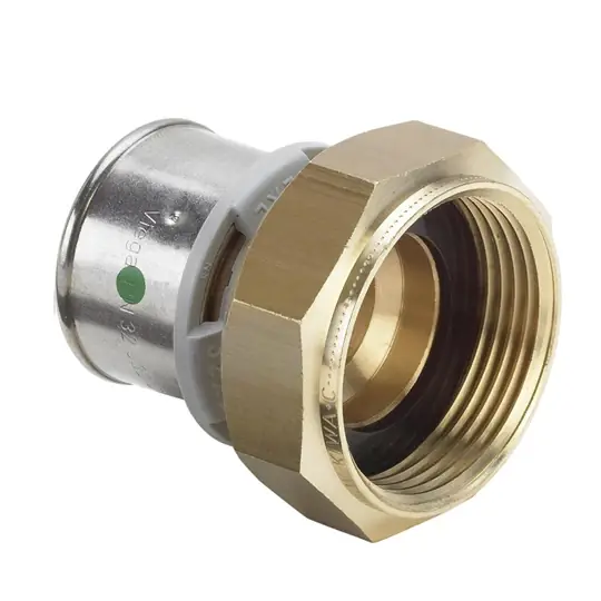 Viega Pexfit Pro félhollandis csatlakozó, 50 - 7/4" BM, préselhető, SC-Contur, vörösöntvény Olcsó