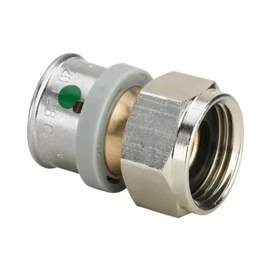 Viega Pexfit Pro félhollandis csatlakozó, 16 - 3/4" BM, préselhető, SC-Contur, vörösöntvény Akció