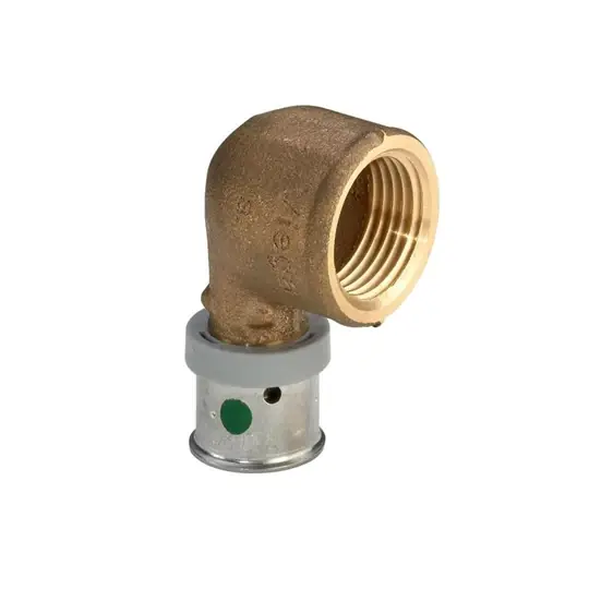 Viega Pexfit Pro könyök idom, belső menetes, 20 - 3/4" BM, préselhető, SC-Contur, vörösöntvény Vedd meg most