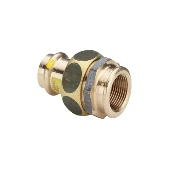 Vedd meg most Viega Profipress G hollandis belső menetes csatlakozó, 15-1/2" BM, préselhető, SC-Contur, vörösöntvény, gázra