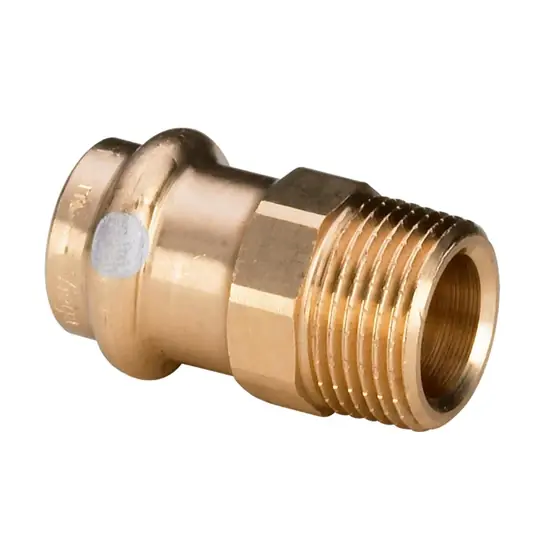 Viega Profipress/Sanpress S solar átmeneti csatlakozó külső menetes idom, 35 - 5/4" KM, préselhető, SC-Contur, vörösöntv Vedd meg most