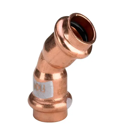 Viega Profipress S solar ív idom, 45°, 35 BB, préselhető, SC-Contur, vörösréz Ingyenes szállítás