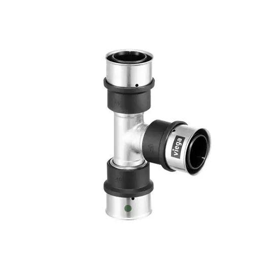 Viega Smartpress T-idom, szűkített, 25 - 25 - 16, préselhető, SC-Contur, rm. acél Kiárusítás