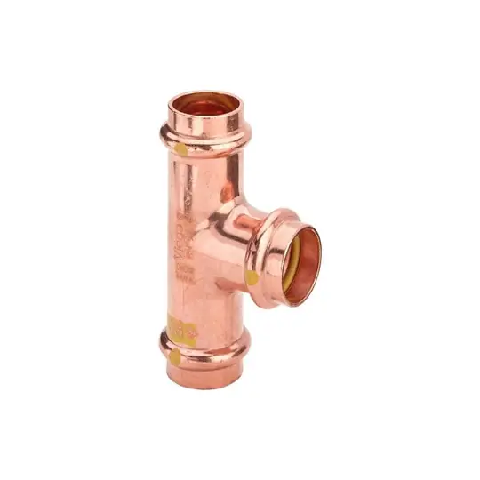 Viega Profipress G T-idom, szűkített, 22-15-15, préselhető, SC-Contur, vörösréz, gázra Alacsony ár