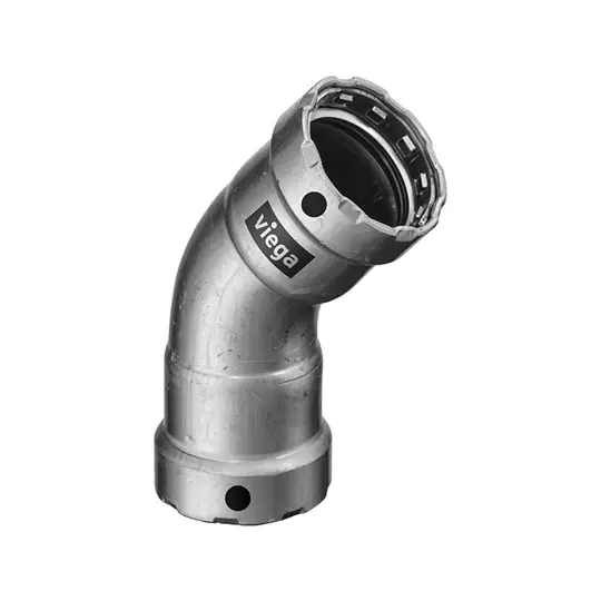 Viega Megapress ív, 45°-os, 1/2", BB, horganyzott acél Újdonság