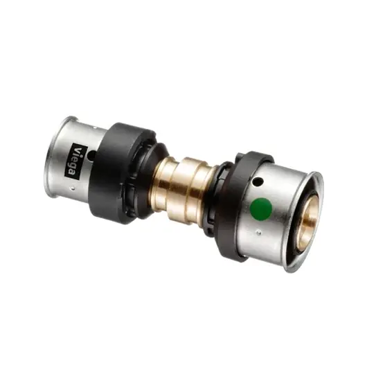 Viega Smartpress toldó idom, szűkített, 25 - 16, préselhető, SC-Contur, vörösöntvény Prémium