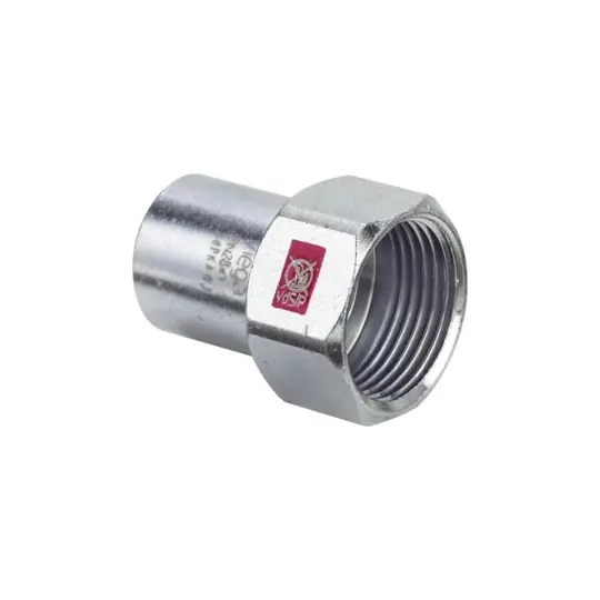 Viega Prestabo bedugó idom, 15 - 1/2" BM, acél, horganyzott Újdonság