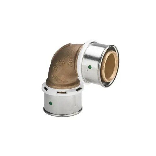 Viega Pexfit Pro könyök idom, 40, préselhető, SC-Contur, vörösöntvény Akció