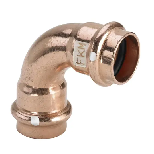 Viega Profipress S solar könyök idom, 15 BB , préselhető, SC-Contur, vörösréz Eredeti