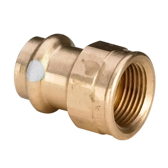 Viega Profipress/Sanpress S solar átmeneti csatlakozó belső menetes idom, 35 - 5/4" BM, préselhető, SC-Contur, vörösöntv Kedvezmény