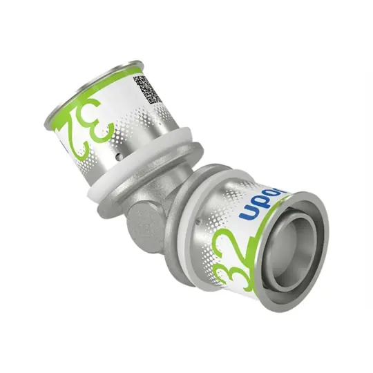 Kiárusítás Uponor S-Press PLUS fém 45° 32-32