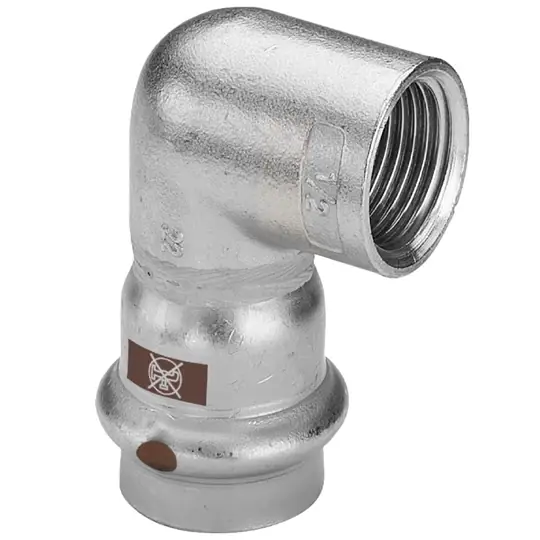 Viega Temponox átmeneti könyök,90°,22 x 1/2" , préselhető, BM,SC-Contur, rm.acél Olcsó