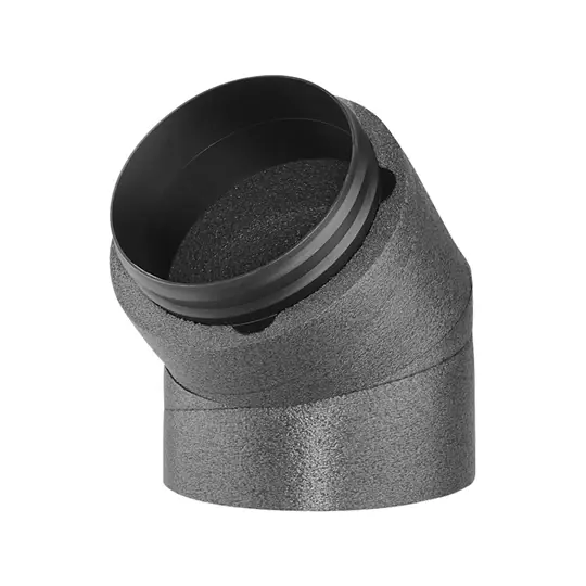 Vedd meg most Helios IP-B 160/45 IsoPipe rendszer, NÁ160, 45°-os hőszigetelt könyök