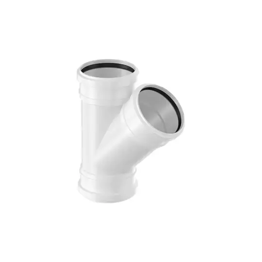 Uponor Decibel dupla tokos lefolyóág-idom 110/75-45° Alacsony ár