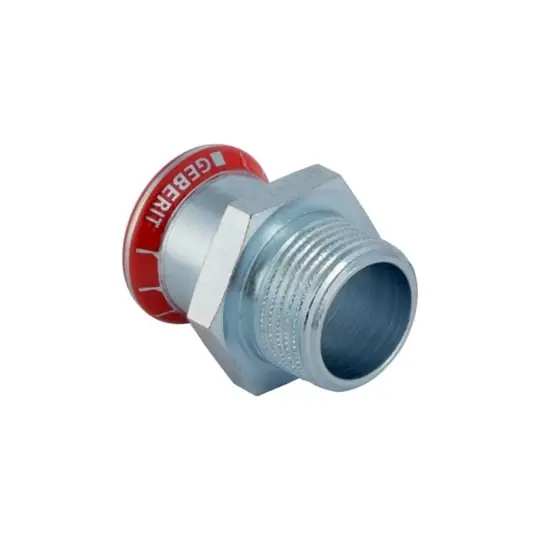 Geberit Mapress szénacél külső menetes átmeneti idom: d=15mm, R=3/8" Expressz szállítás