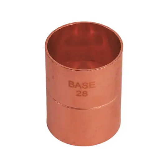 Vedd meg most BASE forrasztható réz karmantyú idom, 28 mm