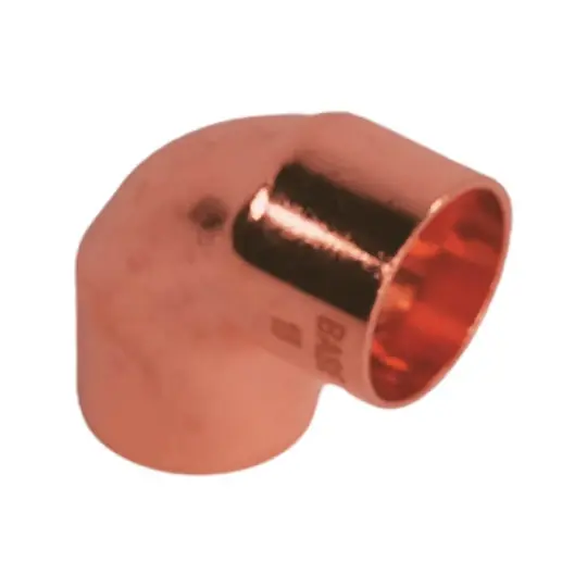 Kedvezmény BASE forrasztható réz könyök idom 90°, BB, 18 mm