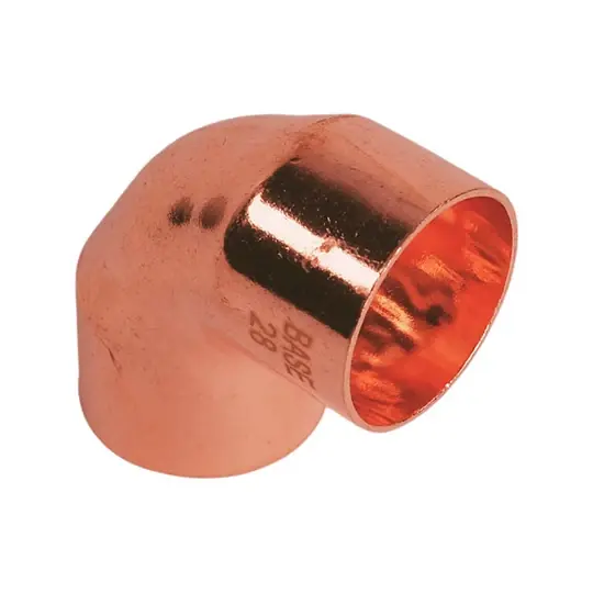 BASE forrasztható réz könyök idom 90°, BB, 28 mm Újdonság