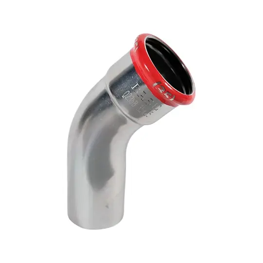 Ajánlat BASE PRESS-M szénacél ív idom, 45°, 35 mm, KB, horganyzott