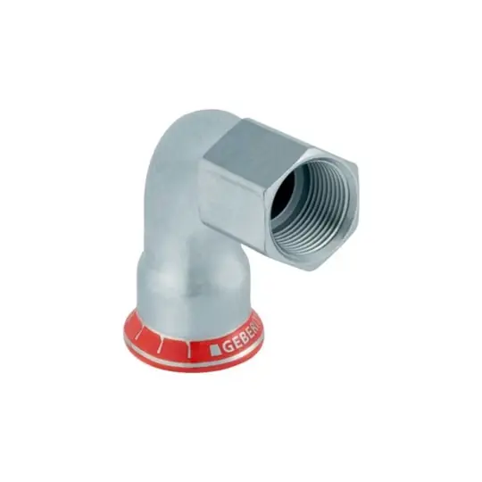 Geberit Mapress szénacél 90°-os belső menetes könyök: d=28mm, Rp=1/2" Akció